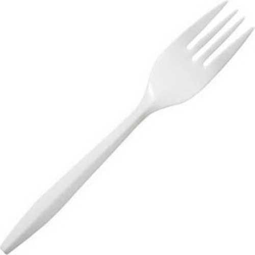 Master Agents White Polypropylene Medium Weight Fork -- 1000 Per Case
