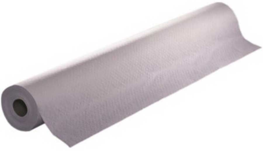 Prime Source White Linen-embossed Plastic Tablecover Roll, 40 In X 300 Ft, 1 Roll
