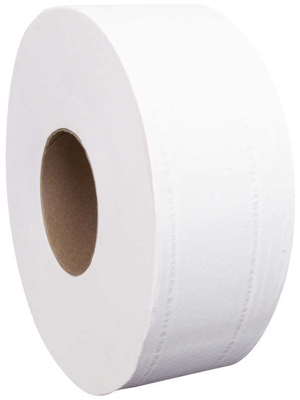Right Choice White 2 Ply Jumbo Roll Towel Toilet Tissue, 9 X 1000 Feet -- 12 Per Case