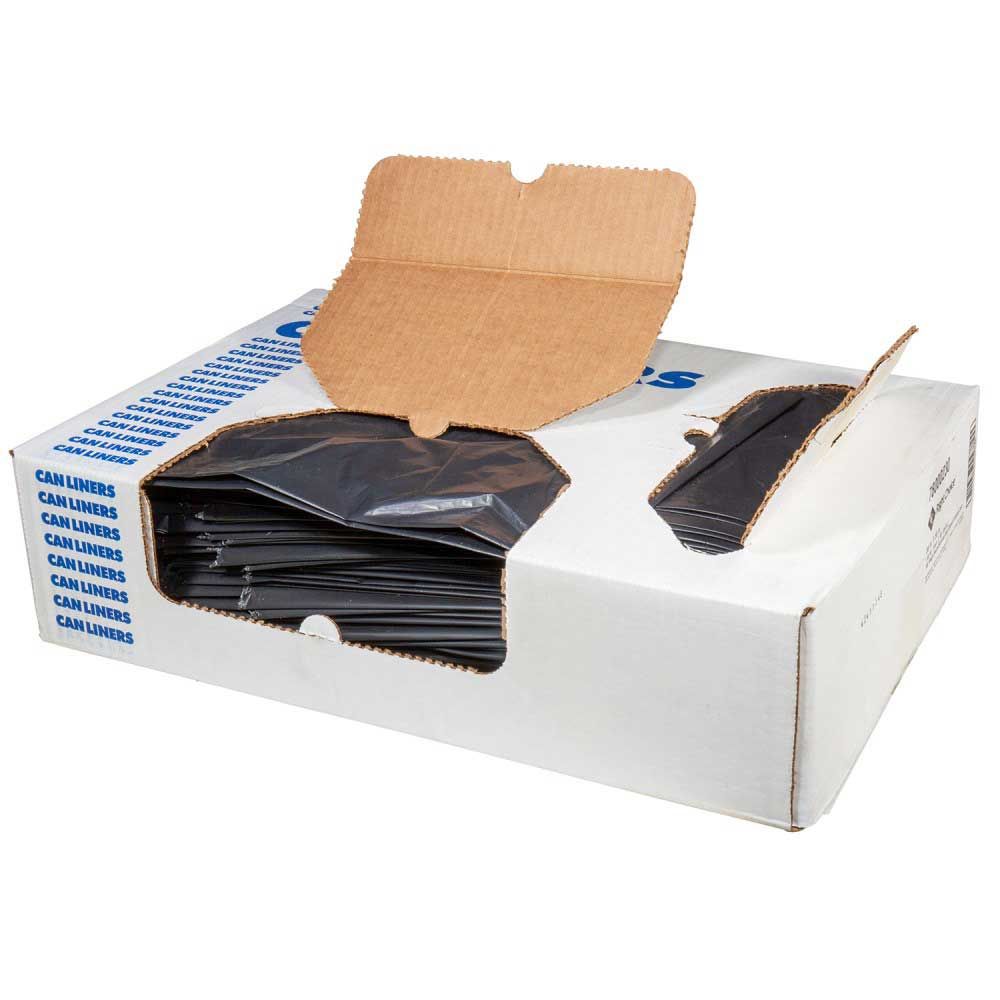 Right Choice Black 1.5 Mil Ldpe 60-gallon Can Liner, 38 X 58 Inch -- 100 Per Case