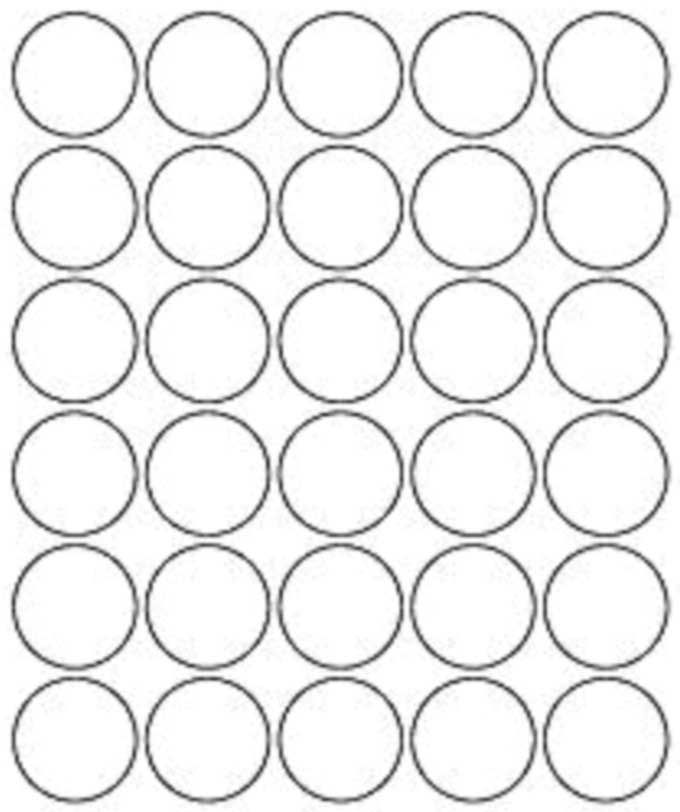 Advanced Labeling Systems Circle Red Glo Advertised Special Label, 1.5 In -- 500 Per Case