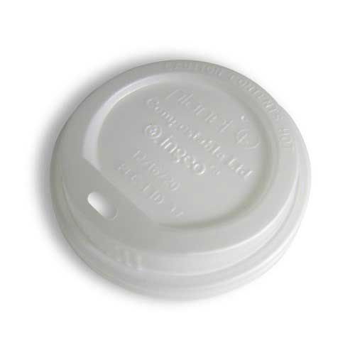 Asean Compostable Lid For 12/16/20/24 Ounce Hot Cups -- 1000 Per Case