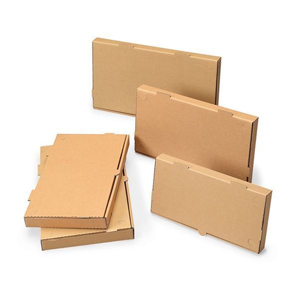 W Packaging Kraft Kraft 1.5 Inch Deep B Flute Flatbread Pizza Box, 19.25 X 25.25 X 5.75 Inch -- 50 Per Case