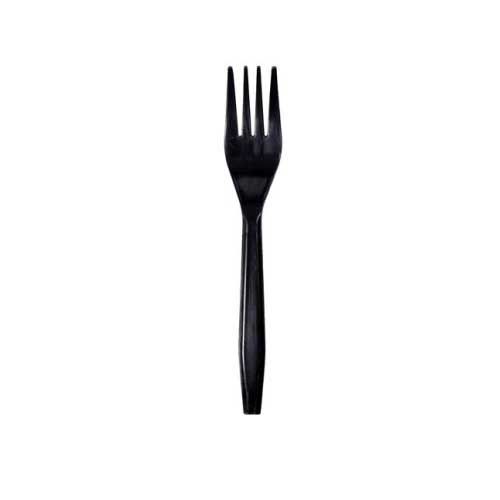 Daxwell Polypropylene Black Medium Size Heavy Weight Fork -- 1000 Per Case