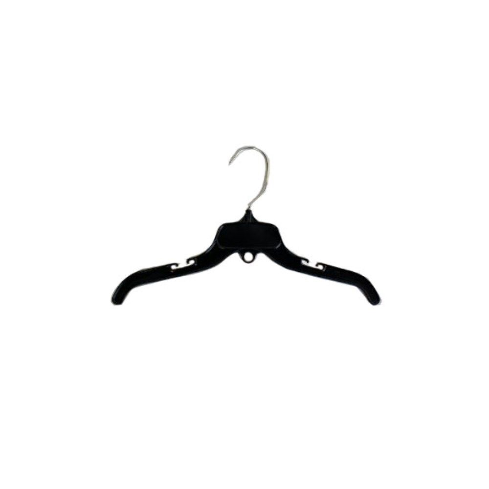 Sewing Collection Matte Black Top Hanger, 12 Inch -- 200 Per Case