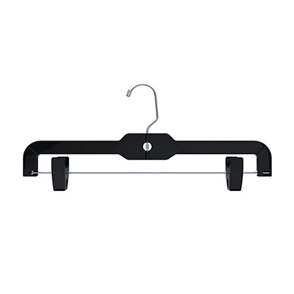 Sewing Collection Black Plastic Bottom Hanger, 14 Inch -- 100 Per Case