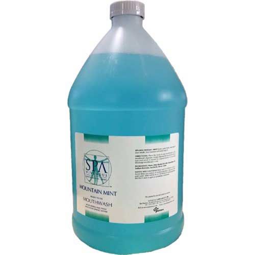 Spa Partners Green Mint Ready To Use Mouth Wash, 1 Gallon -- 4 Per Case