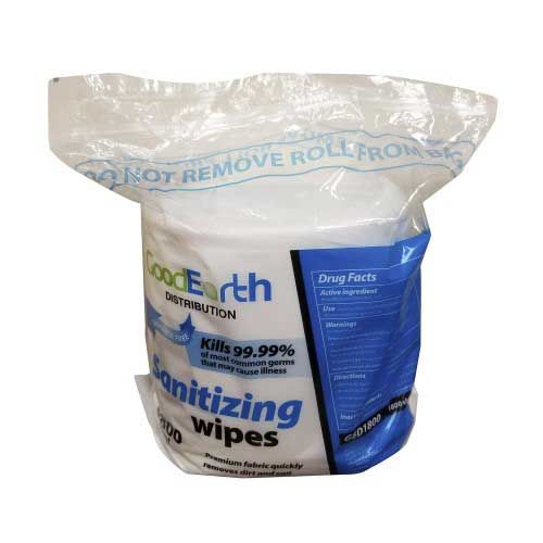 Innocore White Sanitizing Gym Wipes, 5 X 8 Inch -- 3600 Per Case