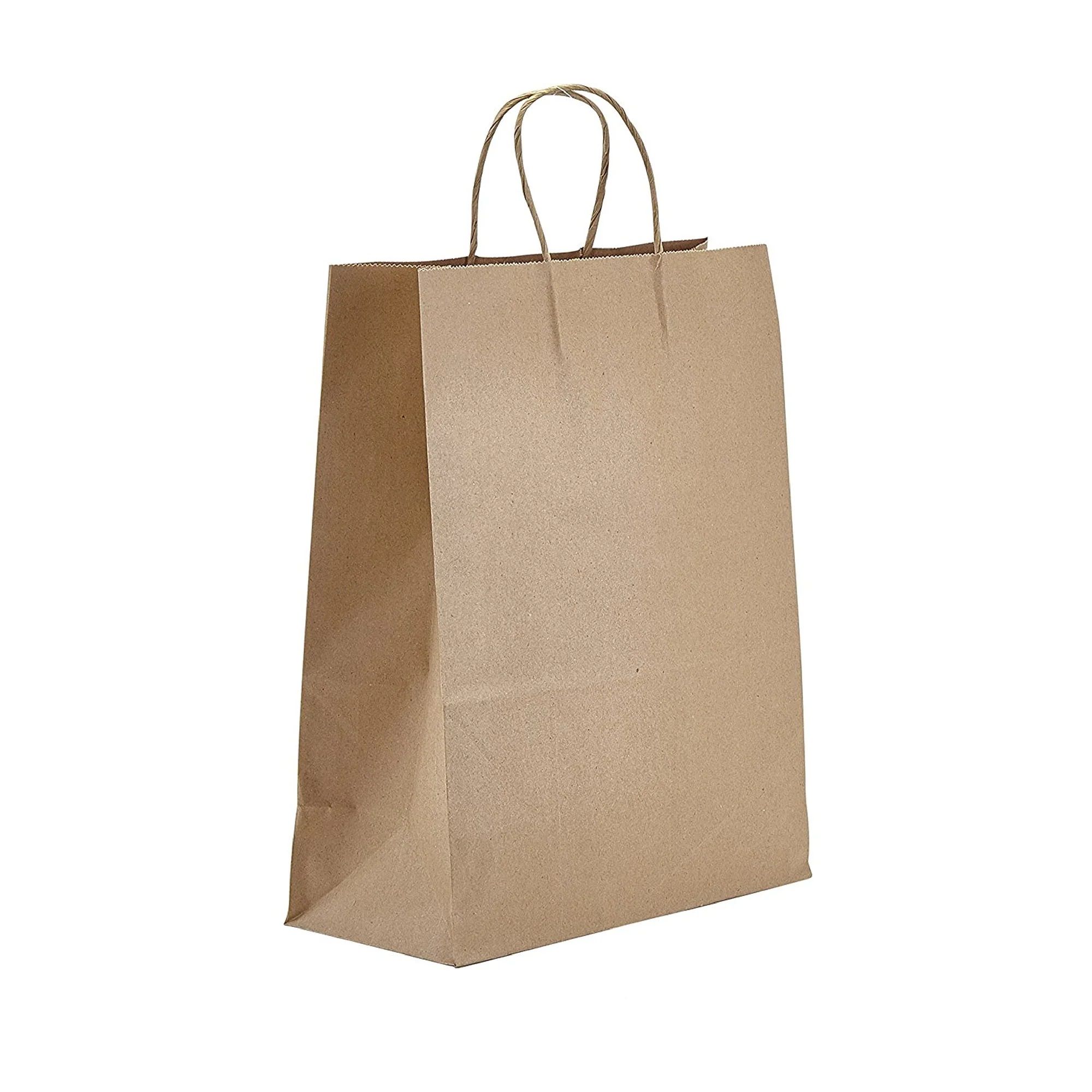 Prime Time Packaging Kraft Recycled Paper Missy Shopping Bag, 10 X 5 X 13 Inch -- 250 Per Case