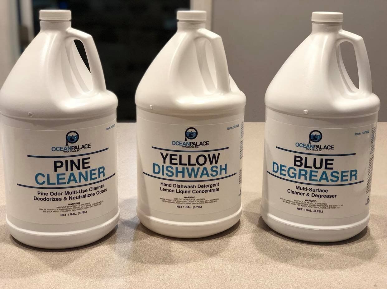 Ocean Palace Yellow Diswash Hand Diswash Detergent, 1 Gallon -- 4 Per Case