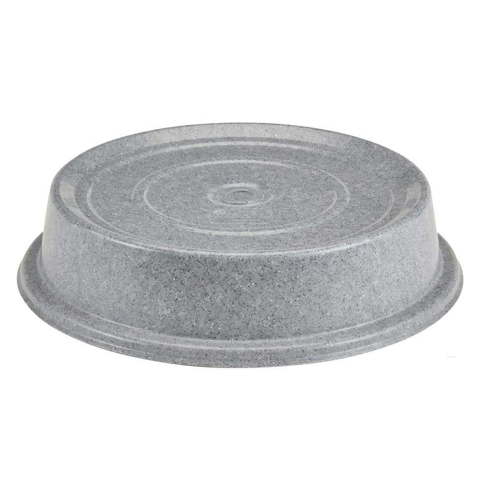 Cambro Versa Camcovers Granite Gray Round No Hole Plate Cover, 10 5/16 Inch Inside Dia. -- 12 Per Case