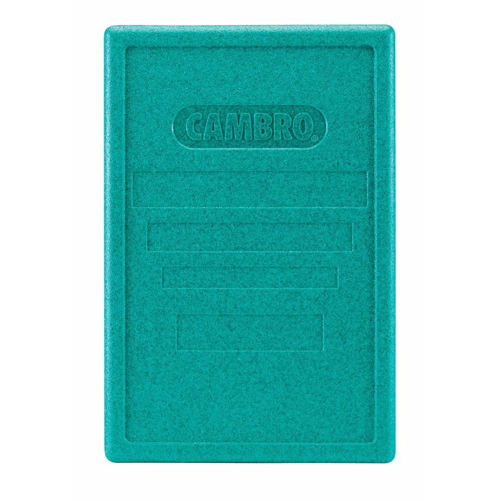 Cambro Green Lid For Cam Gobox Insulated Top Loading Food Pan Carrier, 23.6 X 15.7 X 1.3 Inch