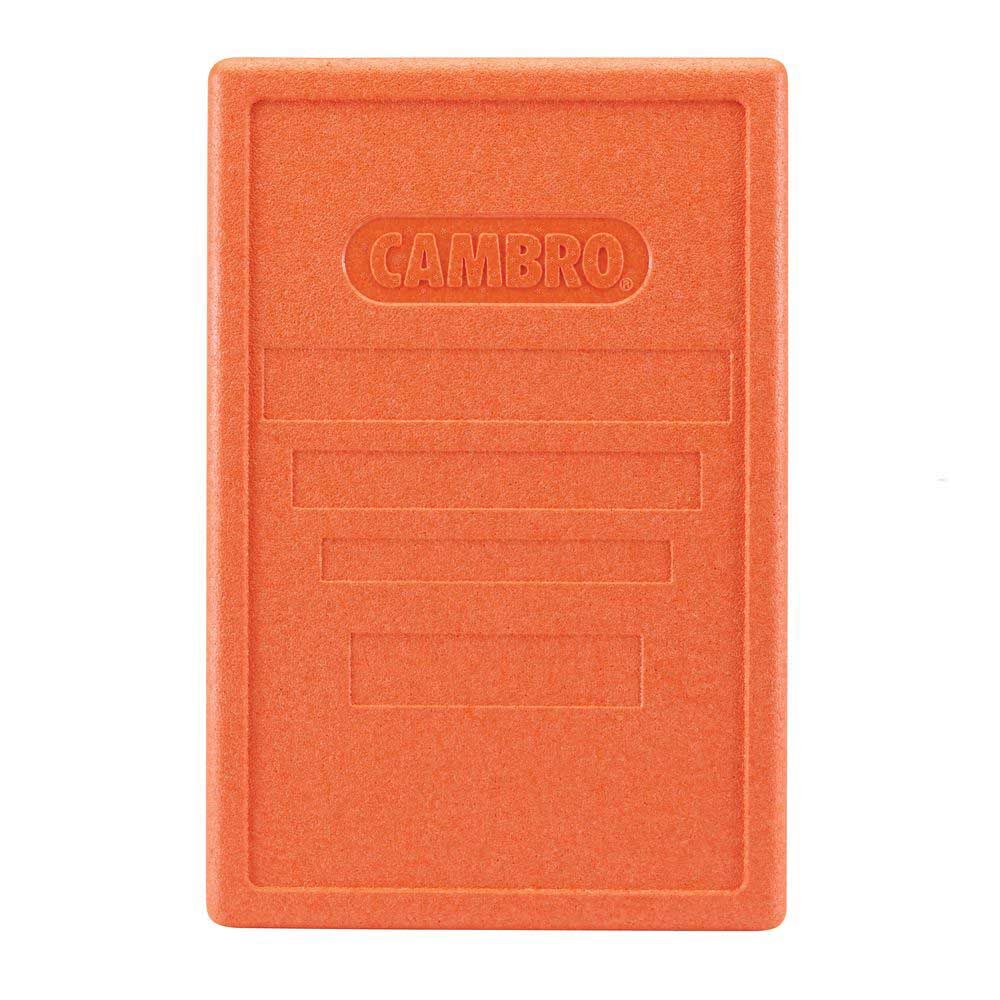 Cambro Orange Lid For Cam Gobox Insulated Top Loading Food Pan Carrier, 23.6 X 15.7 X 1.3 Inch