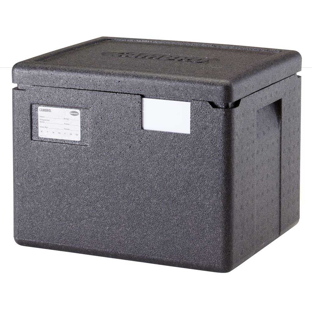 Cambro Cam Gobox Black Half Size Insulated Top Loading Food Pan Carrier Without Strap, 15.4 X 13 X 12.4 Inch