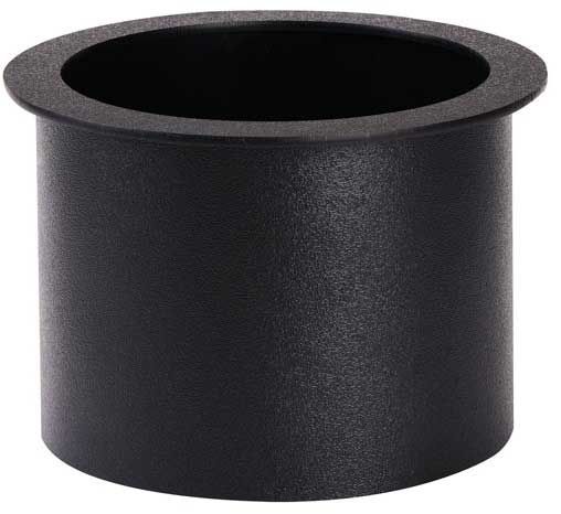 Dispense-rite Black Polystyrene Medium Drop-in Trash Chute