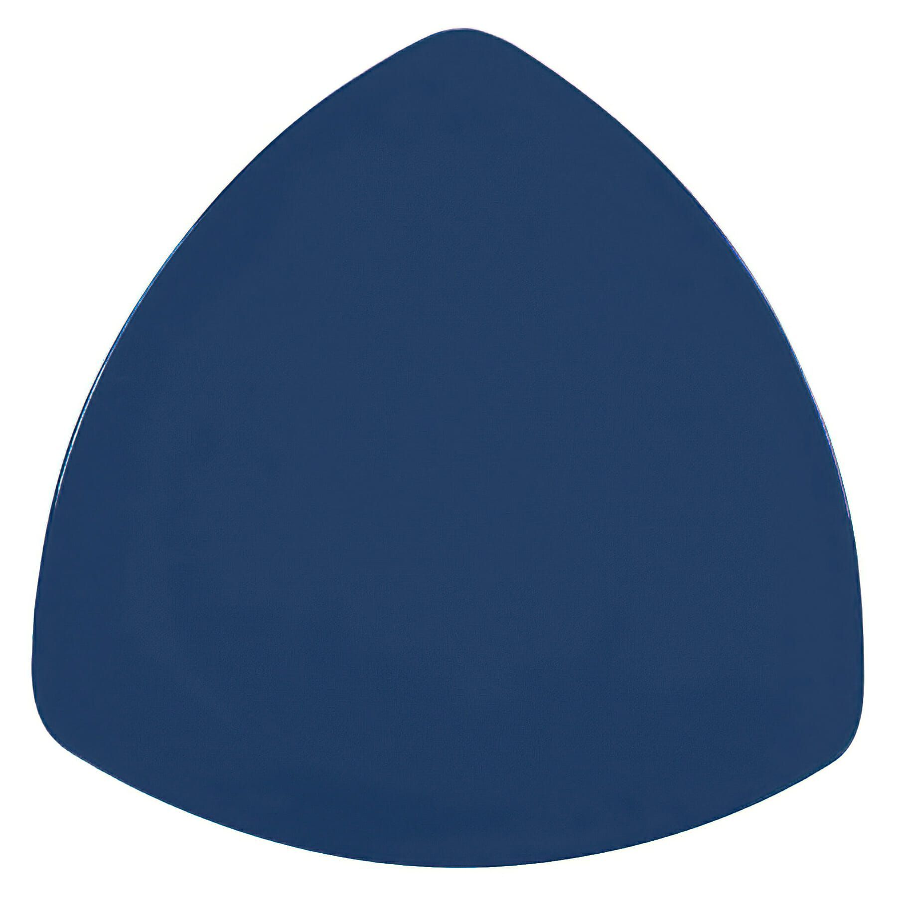 Get Enterprises Peacock Blue Diamond Mardi Gras Melamine Triangular Plate, 12 Inch -- 12 Per Case