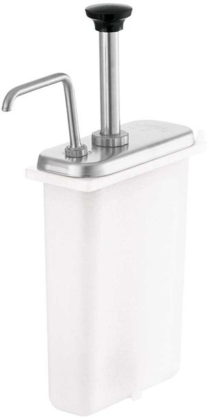 Server Fp-v Slim Stainless Steel Fountain Jar Pump, 2 Quart