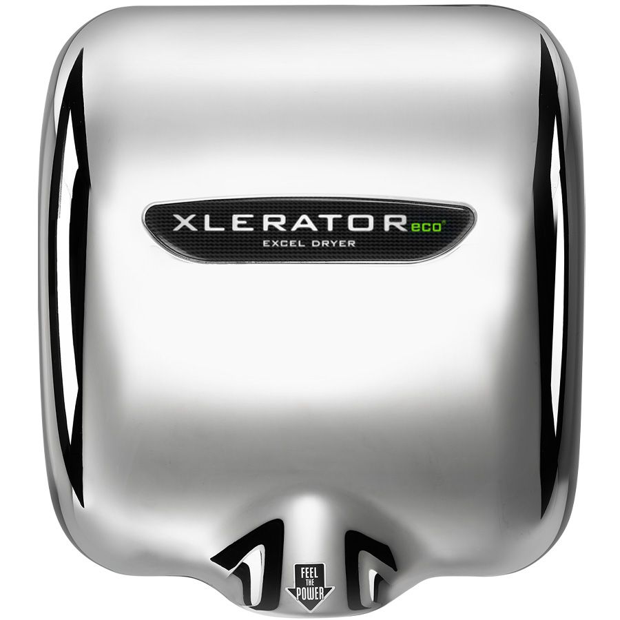 Xlerator Eco Automatic High Speed 110/120v Surface Mounted Energy Efficient Hand Dryer With Chrome Cover