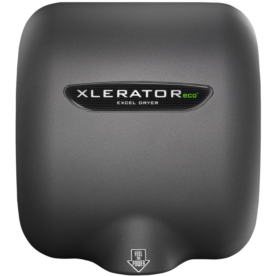 Xlerator Eco Automatic High Speed 110/120v Surface Mounted Energy Efficient Hand Dryer With Graphite Cover