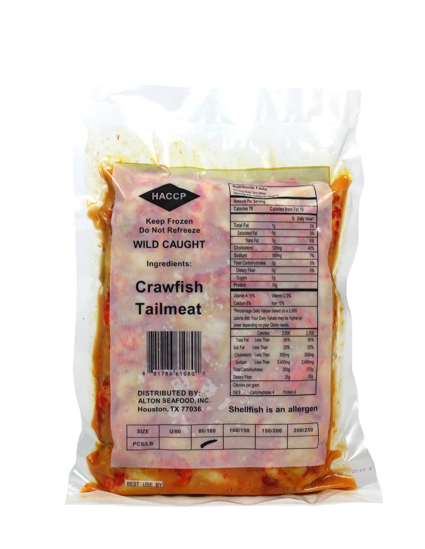 Sea Best Crawfish Tail Meat, 1 Pound -- 24 Per Case