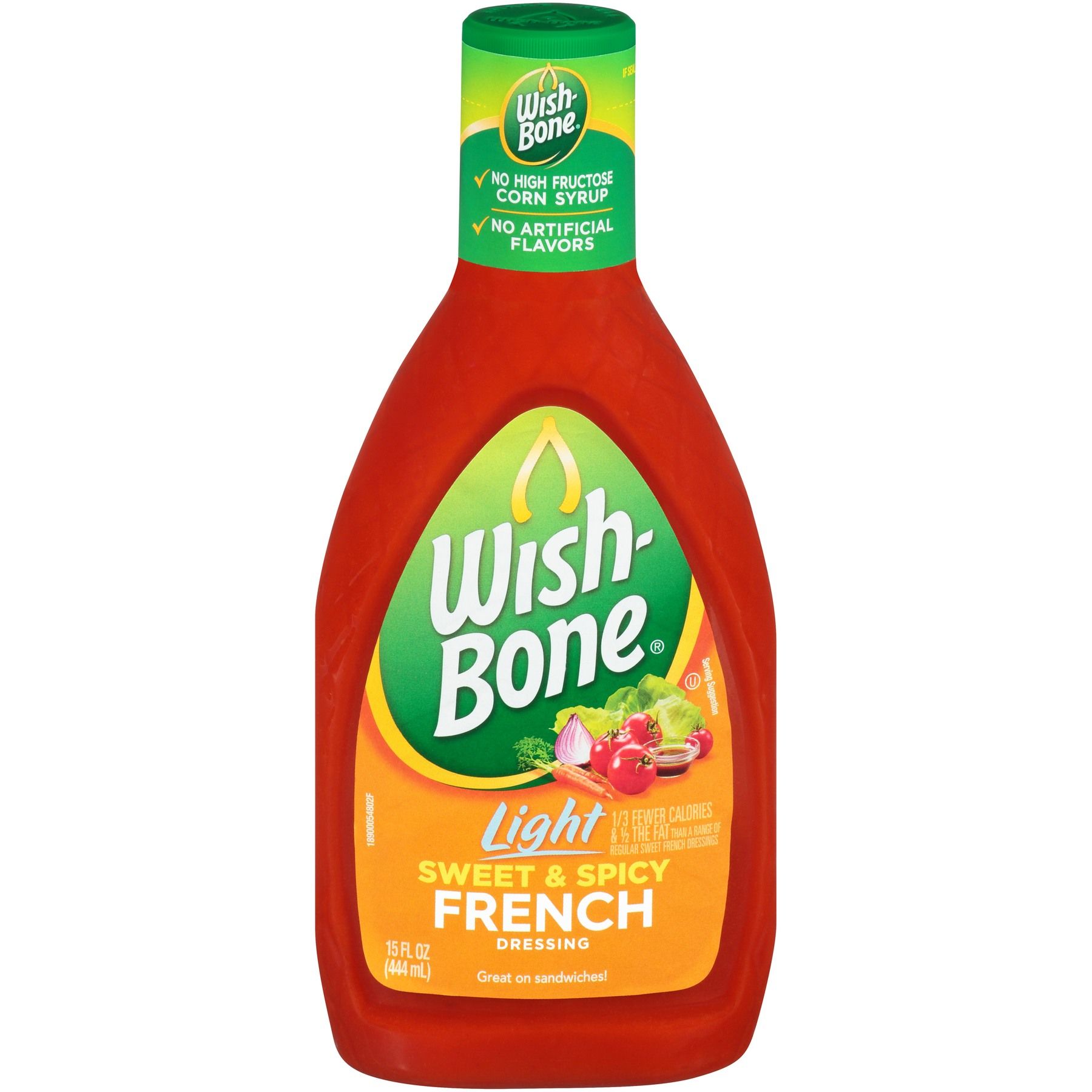 Wish-bone Light Sweet And Spicy French Dressing, 15 Fluid Ounce -- 6 Per Case