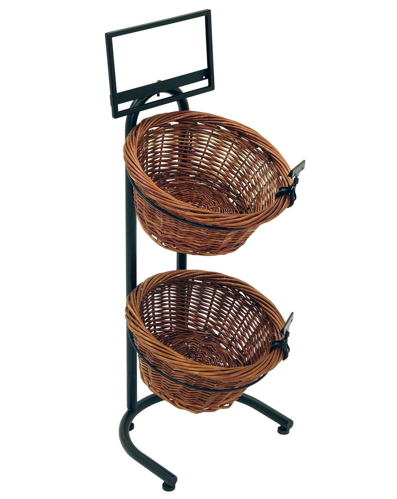 Mobile Merchandisers 2-basket Display With (2) Psc01 And Sf