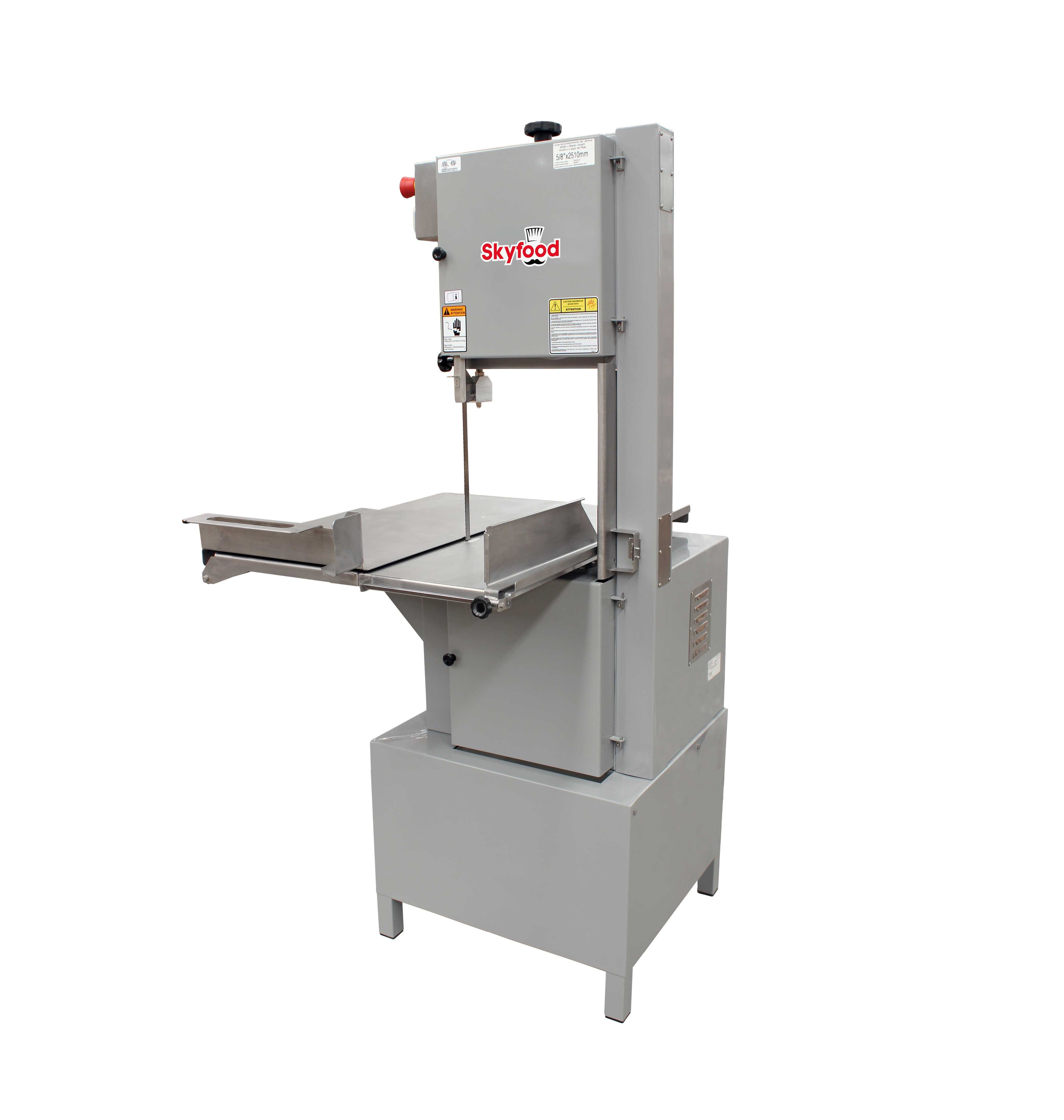 Skyfood Floor Model 98 Inch Blade Meat And Bone Saw, 32 3/4 X 34 X 67 1/4 Inch