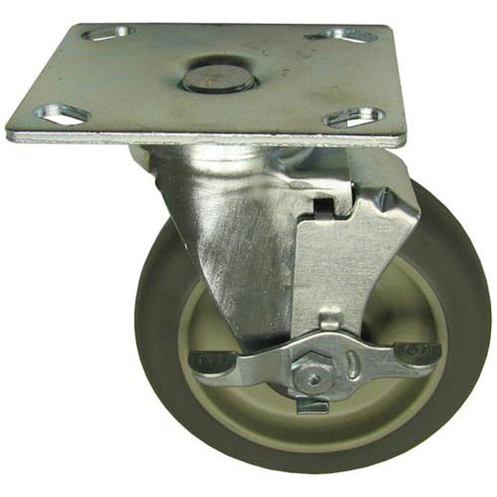 Alto-shaam Altcs-2026 Swivel Plate Caster With Brake, 5 Inch