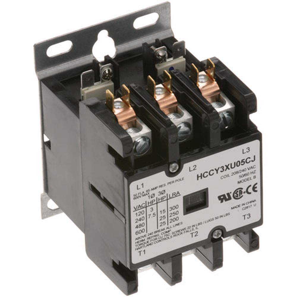 Hobart Hob00-836805 Hartland 50/65 Amp 208/240 Volt 3 Pole Contactor