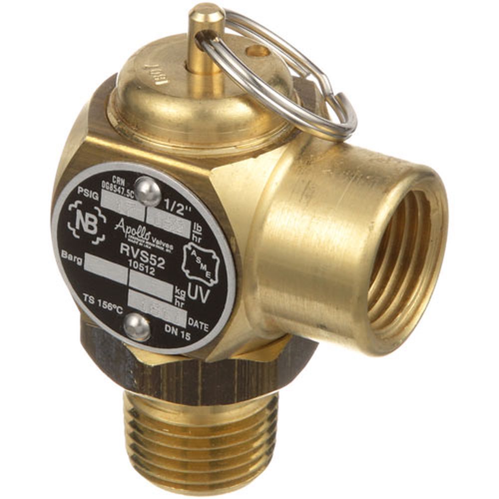 Market Forge Mar10-7942 17 Psi Safety Pressure Relief Valve, 1/2 Inch