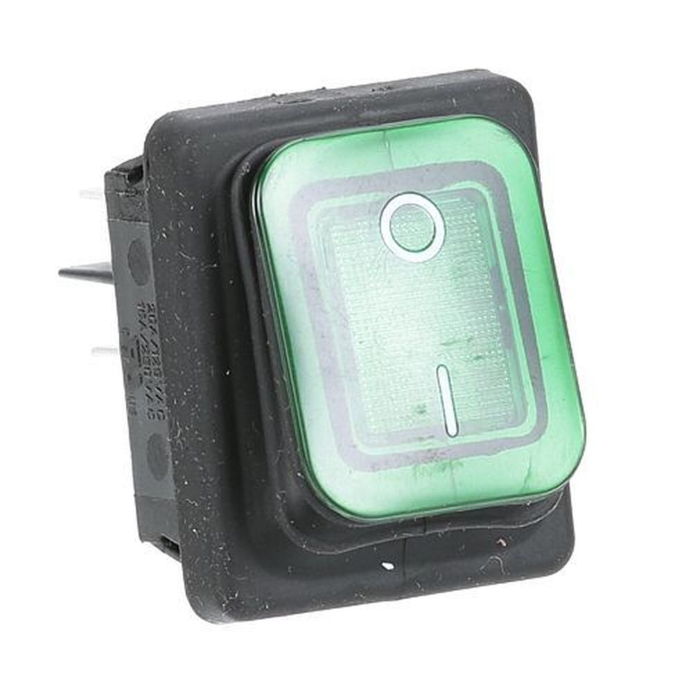 Prince Castle Green Lighted Rocker Switch For Prince Castle Part Number 78-184s