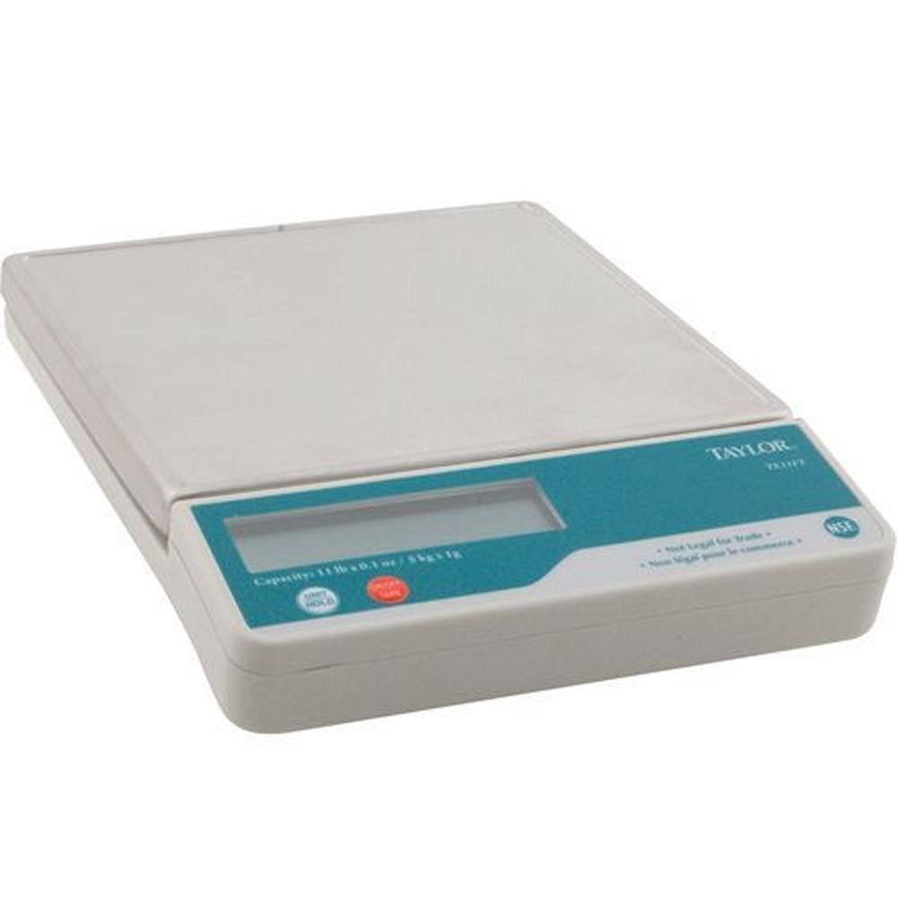 Taylor Precision Te11ft Stainless Steel Digital Portion Control Scale, 11 Pound Capacity