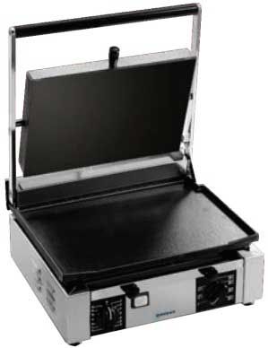 Univex Single 120 Volt Flat Panini Press, 1.5 Inch Wide