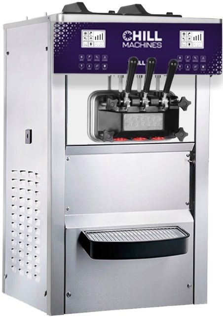 Chill Machines Stainless Steel Acai And Ice Cream Machine, 21.8 X 35.6 X 42 Inch