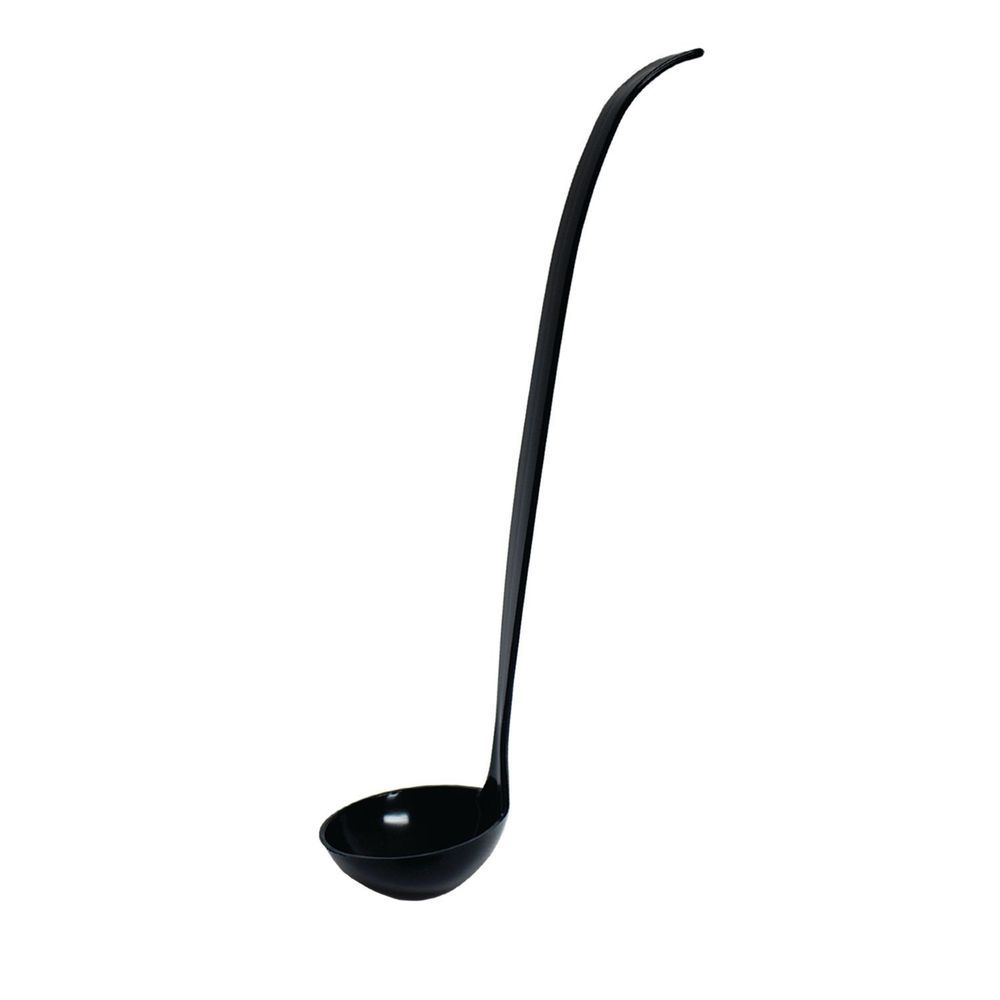 Northwest Enterprises Party Essentials Black Hanging Ladle, 2 Ounce Capacity -- 50 Per Case