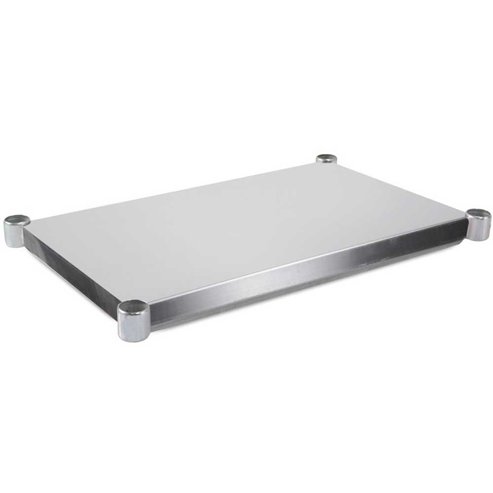 John Boos 14 Gauge Stainless Steel 300 Series Lower Shelves For Dishtable, 144 Inch Length