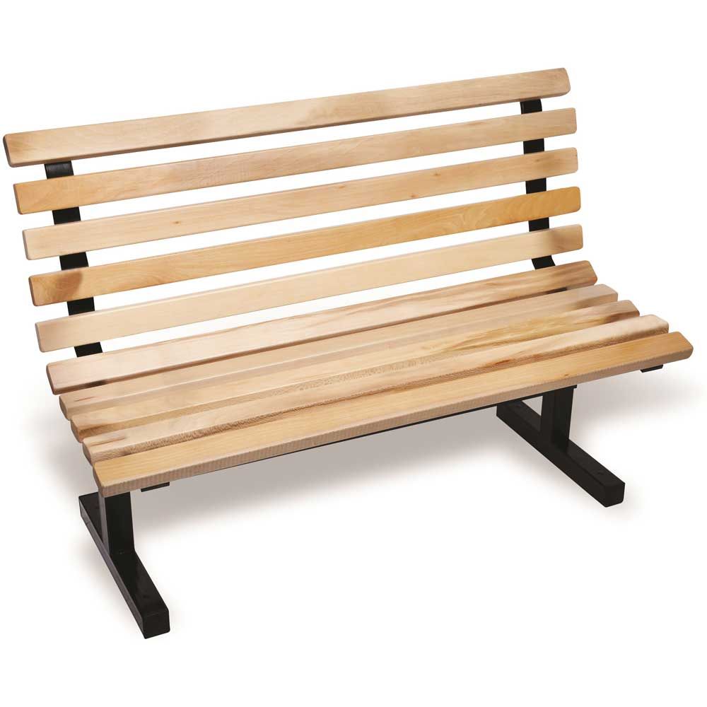 John Boos Maple Park Bench With Back, 72 Inch