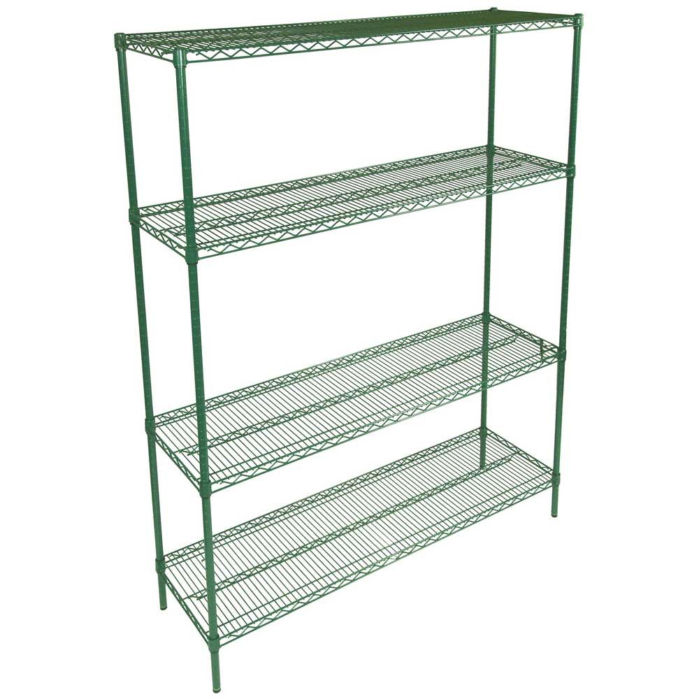 John Boos Green Epoxy Wire Shelf, 18 Inch Width X 24 Inch Length