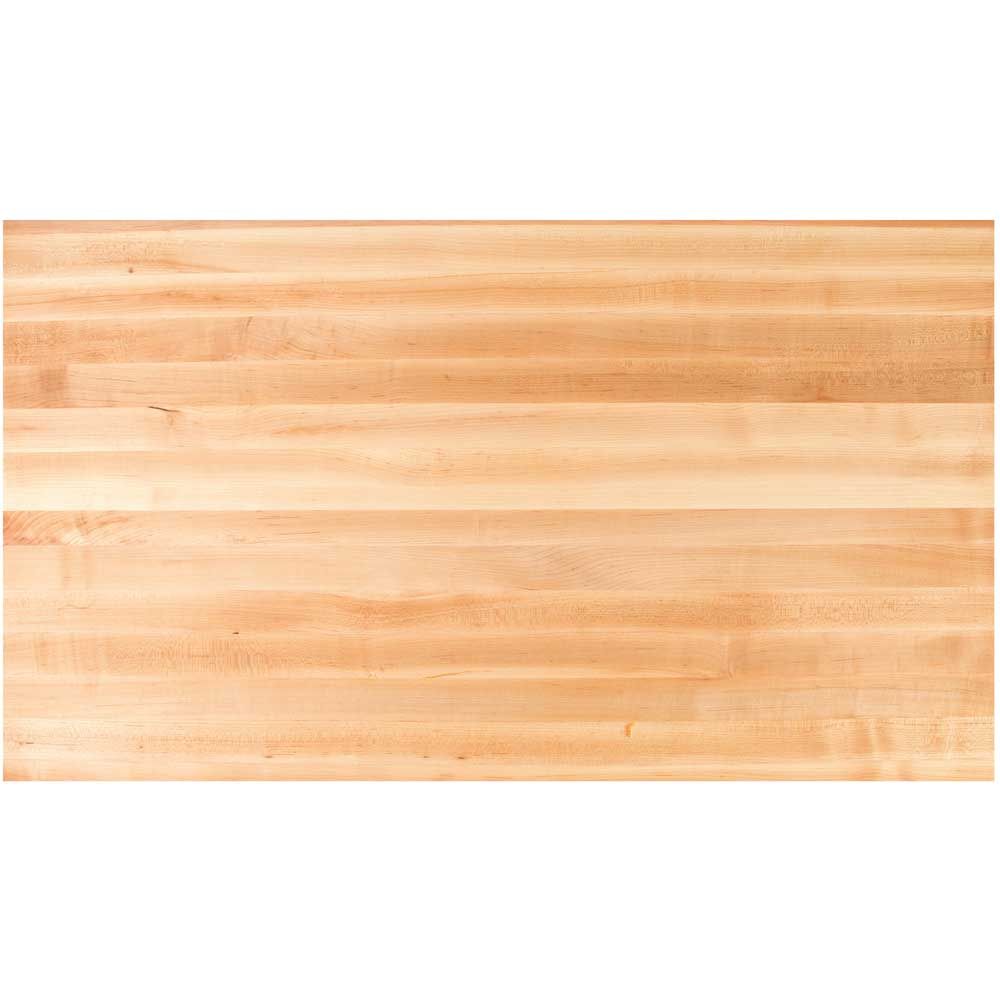 John Boos Oil Finish Hard Rock Maple Ultra Premium Kitchen Island Counter Top, 36 X 27 X 2.25 Inch