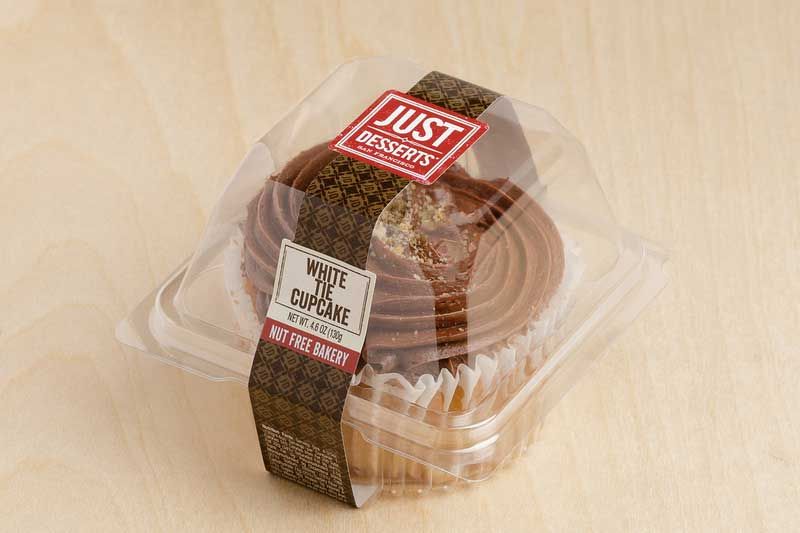 Just Desserts White Tie Cupcake, 4.6 Ounce -- 6 Per Case