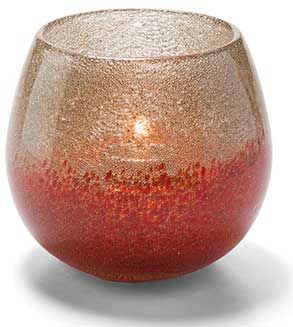 Hollowick Hope Bubble Glass Votive Lamp, 3.5 X 4 X 4 Inch