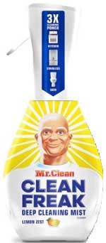 Mr. Clean Clean Freak Lemon Zest Deep Cleaning Mist, 16 Ounce Spray -- 6 Per Case