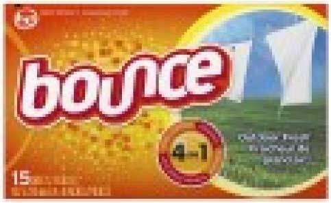 Bounce Outdoor Fresh Scent Fabric Softener Dryer Sheets -- 15 Per Case
