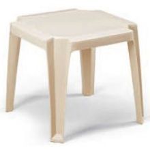 Grosfillex Miami Bistro Sandstone Stacking Low Table, 17 X 17 Inch -- 30 Per Case