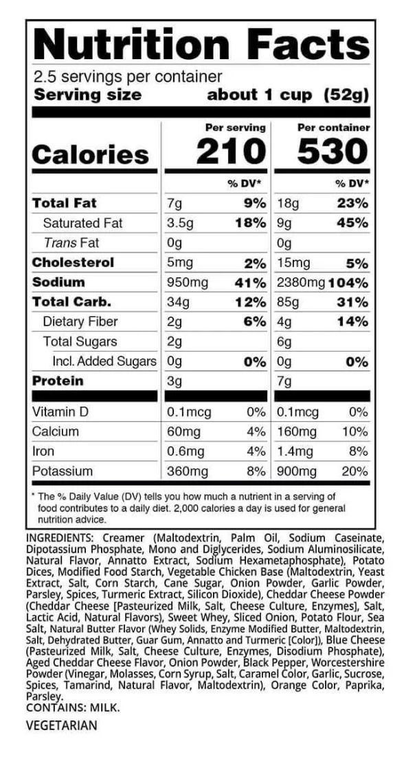 Readywise Open Range Cheesy Potato Soup, 16 Ounce -- 50 Per Case