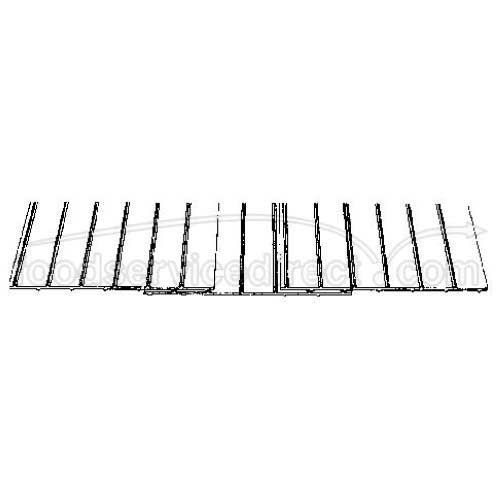 Wesco Chrome-plated Wire Shelving, Starter Unit - 18 X 36 X 74 Inch Size -- 1 Kit.