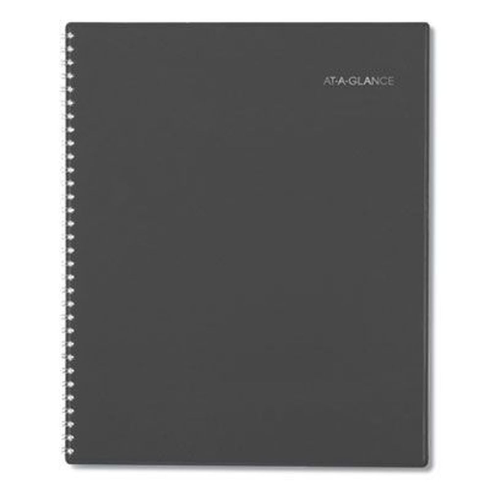 At-a-glance Timed Appointments 12-monthjuly-june 2022-2023 Dayminder Academic Weekly/monthly Desktop Planner With Charcoal Cover, 11 X 8 Inch