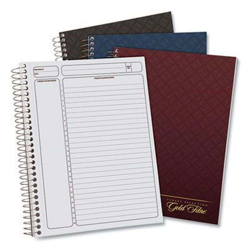 Ampad Lecture/cornell Rule Gold Fibre Project Planner With Randomly Assorted Covers, 84 Sheets