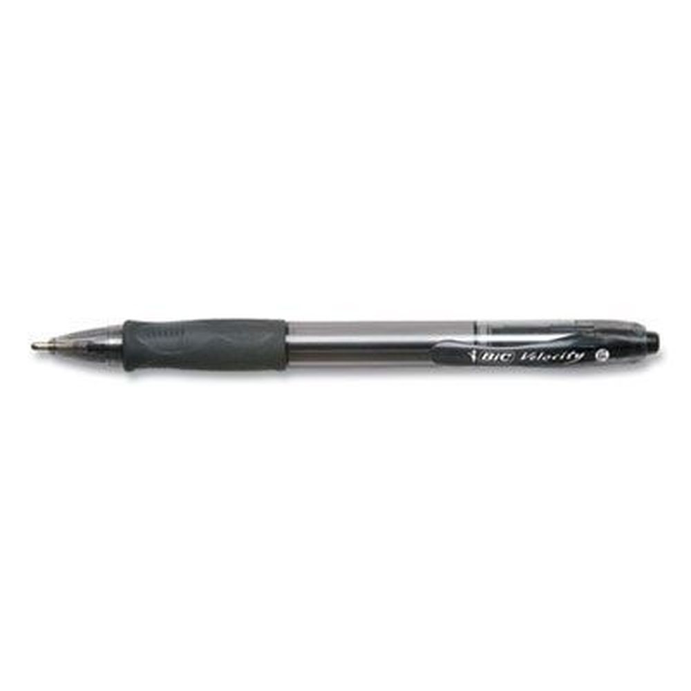 Bic Glide Bold 1.6 Mm Retractable Translucent Black Barrel Ballpoint Pen -- 4 Per Pack