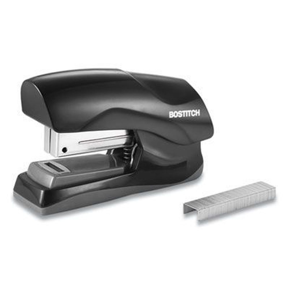 Bostitch Black Flat Clinch Stapler, 40-sheet Capacity